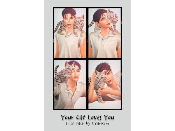 Maxis Match Y o u r C a t L o v e s Y o u by dearkims - The Sims 4 Custom Content