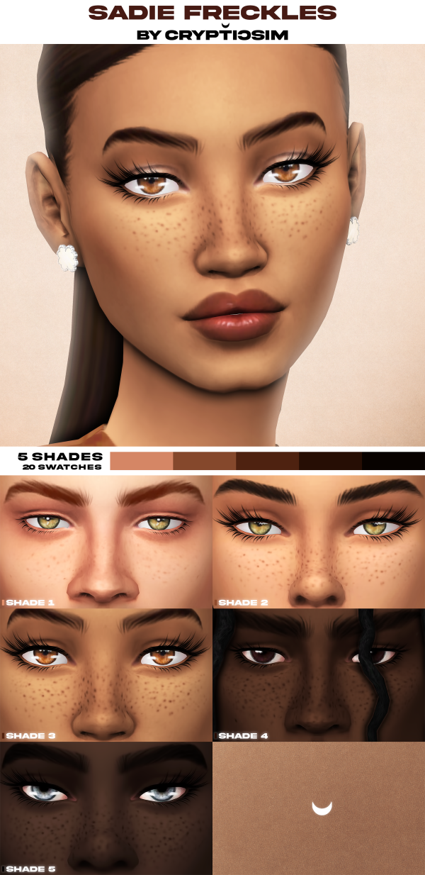 Maxis Match sadie freckles by simsfinds - The Sims 4 Custom Content