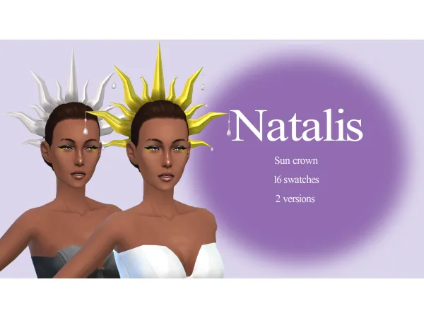 Maxis Match Sun crown - The Sims 4 Custom Content