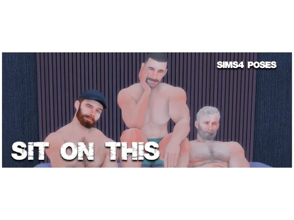 Mix SIT ON THIS by simsfinds - The Sims 4 Custom Content