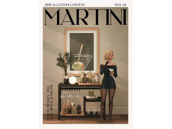 Maxis Match MARTINI a sims 4 custom content collection by bbygyal123 - The Sims 4 Custom Content