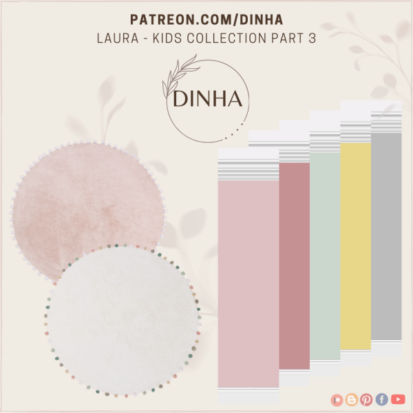 Alpha Laura Kids Collection Part 3 by dinhagamer - The Sims 4 Custom Content