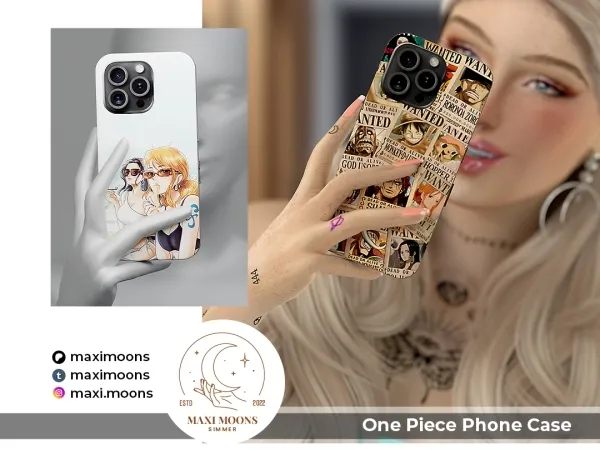 Alpha One Piece Phone Cases - The Sims 4 Custom Content