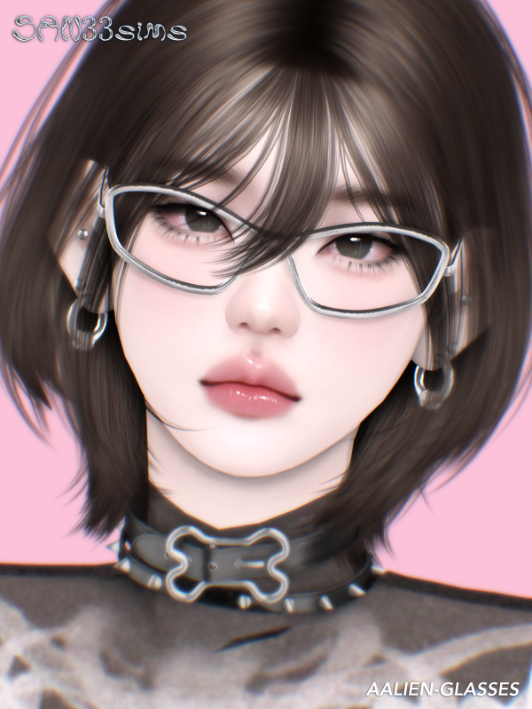 Alpha 333AAlien Glasses by simsfinds - The Sims 4 Custom Content