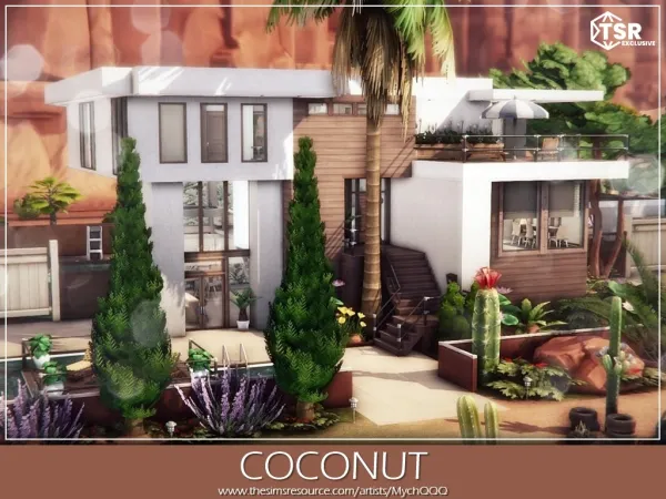 Mix Coconut (No ) by simsfinds - The Sims 4 Custom Content