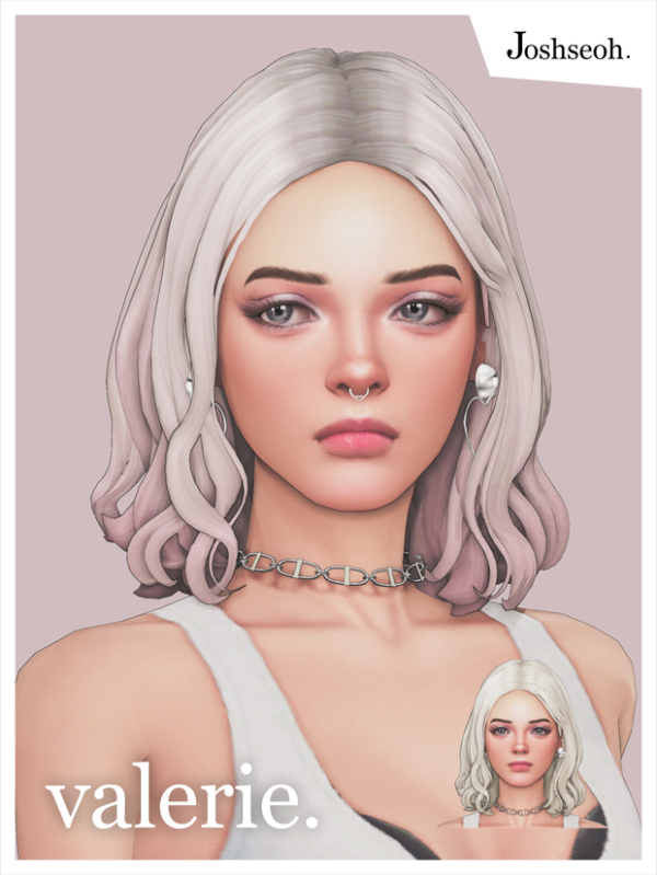 Maxis Match Valerie Hair (Hair Commissions) by simsfinds - The Sims 4 Custom Content