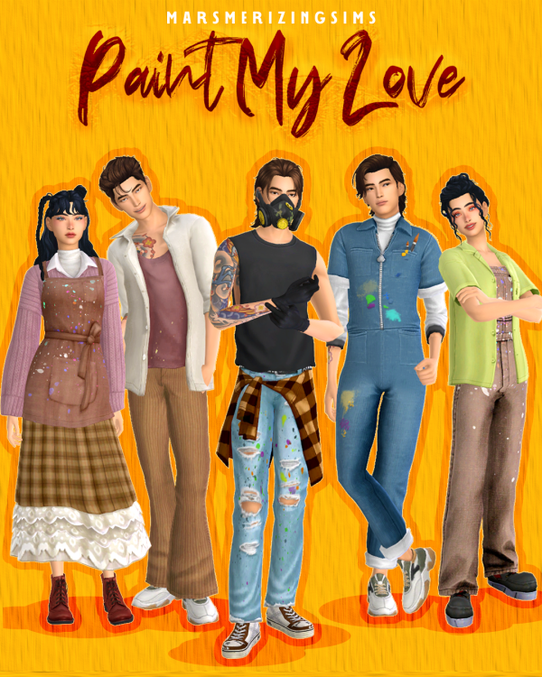 Maxis Match Paint My Love (Public June 8th) by simsfinds - The Sims 4 Custom Content