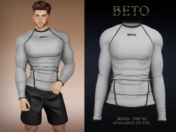 Alpha Hugo Set by Beto_ae0 - The Sims 4 Custom Content