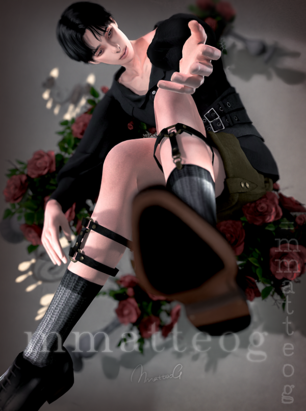 Alpha Shorts N1 Dress socks Garters by simsfinds - The Sims 4 Custom Content