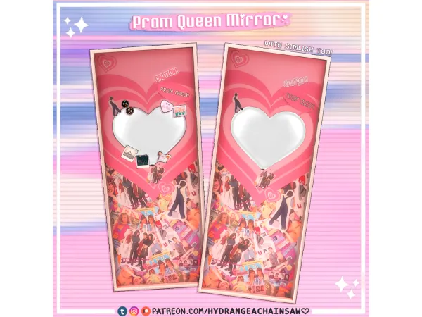 Y2K Dream: Prom Queen Mirror by hydrangeachainsaw