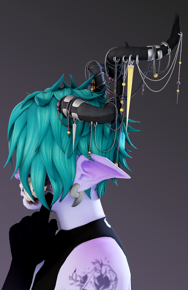 Mix Commission Kudu Horns Trace Accessories by simsfinds - The Sims 4 Custom Content