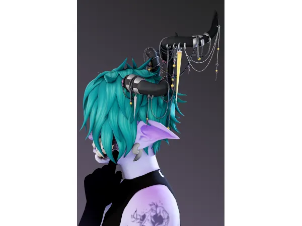 Mix Commission Kudu Horns Trace Accessories by saruin - The Sims 4 Custom Content