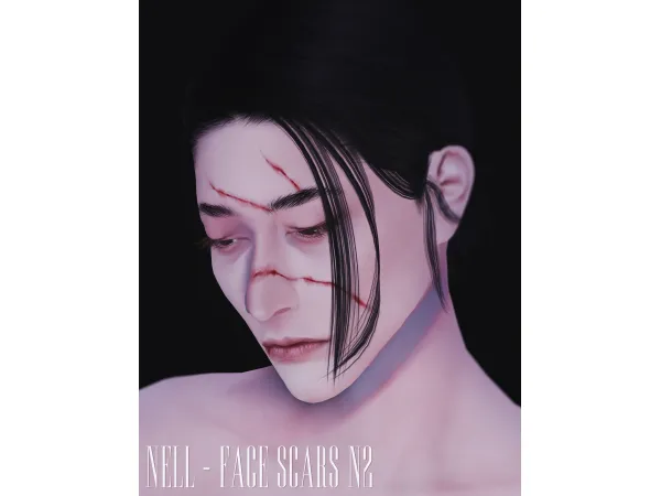 Face Scars N2 by nell_le