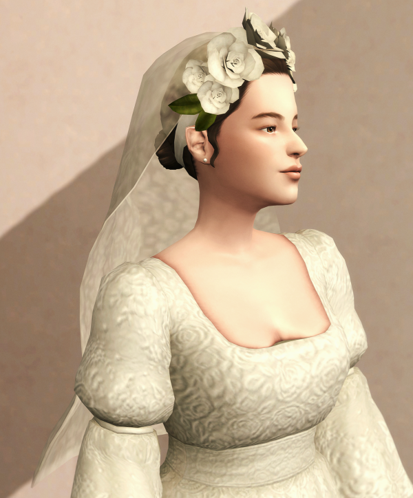 Maxis Match Rosa alba by simsfinds - The Sims 4 Custom Content