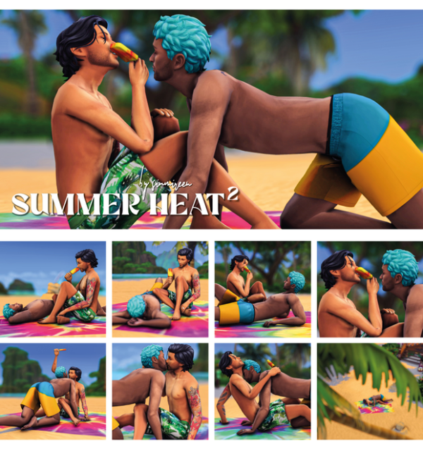 Mix Summer heat part two by simsfinds - The Sims 4 Custom Content