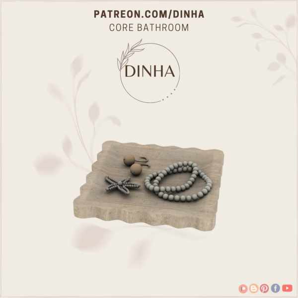 Mix Core Bathroom Deco Object by dinhagamer - The Sims 4 Custom Content