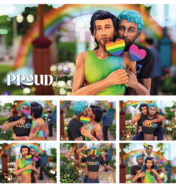 Mix Proud by simsfinds - The Sims 4 Custom Content