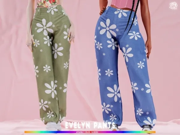 Alpha Evelyn pants BRsims by bluerose-sims - The Sims 4 Custom Content