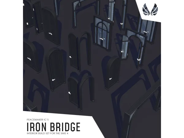 Iron Bridge - Interior Build Set with 18 items by peacemakeric