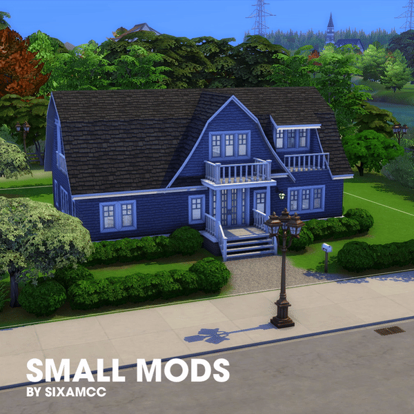 Maxis Match Small Mod Brindleton Bay Outdoor Lamp Be Gone by simsfinds - The Sims 4 Custom Content