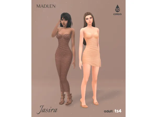 Maxis Match Jasira Dress (Download) by madlen - The Sims 4 Custom Content