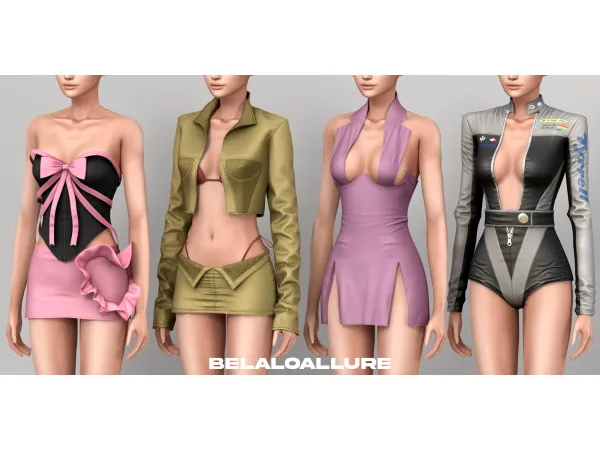 Alpha Belaloallure_GIRL BOSS collection by Belaloallure1 - The Sims 4 Custom Content