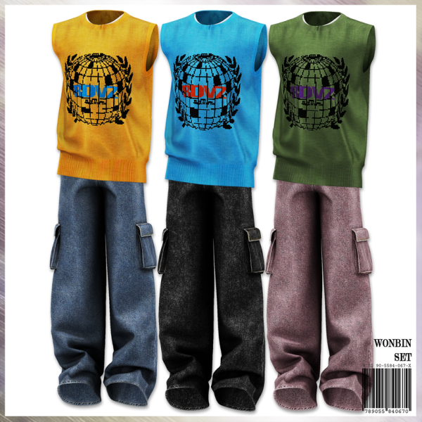 Alpha WONBIN Set by simsfinds - The Sims 4 Custom Content