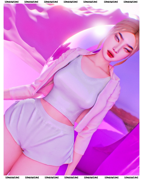 Alpha Jacket Outfit by simsfinds - The Sims 4 Custom Content