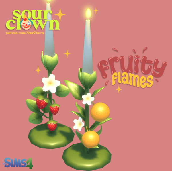 Maxis Match Fruity Flames (Free) by simsfinds - The Sims 4 Custom Content