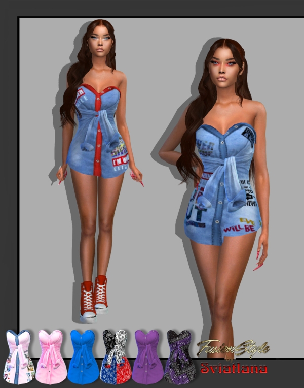Alpha Shirt by fusionstylesims4 - The Sims 4 Custom Content