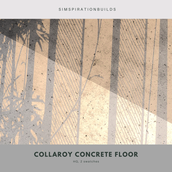 Mix Collaroy Concrete Floor by simsfinds - The Sims 4 Custom Content