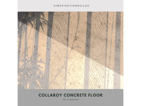 Mix Collaroy Concrete Floor by simspirationbuilds - The Sims 4 Custom Content