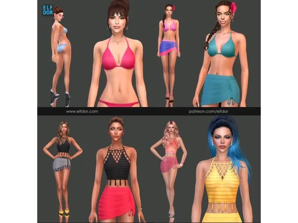 Maxis Match 2024 June 2 Beach Set - The Sims 4 Custom Content