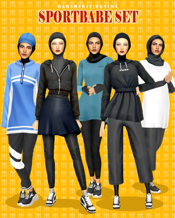 Maxis Match [UPDATE] SPORTSBABE SET (Public Aug 12) by simsfinds - The Sims 4 Custom Content