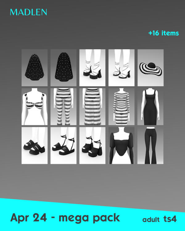 Maxis Match Mega Pack (April 24)(Download) by simsfinds - The Sims 4 Custom Content