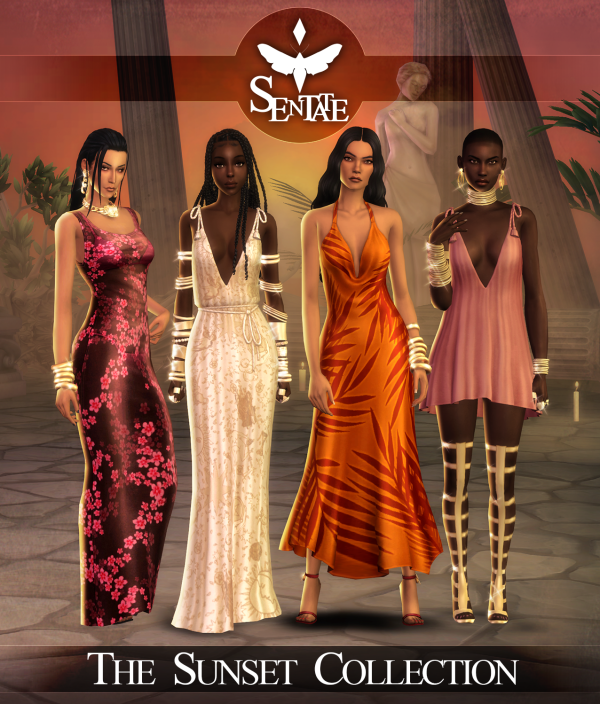 Maxis Match The Sunset Collection by simsfinds - The Sims 4 Custom Content