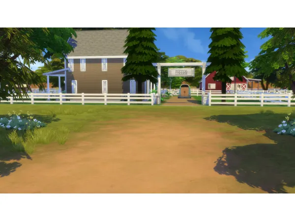 Maxis Match Horsing Around Ranch by simsfinds - The Sims 4 Custom Content