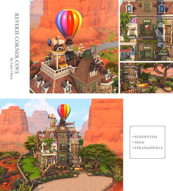 Maxis Match Reverie Corner Cove by simsfinds - The Sims 4 Custom Content