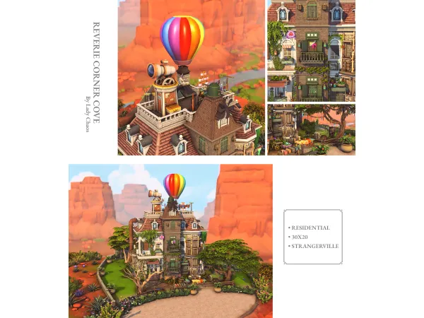 Maxis Match Reverie Corner Cove by LadyChaos - The Sims 4 Custom Content