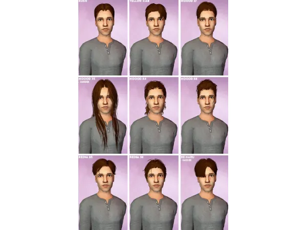 More powerpcinside Hair Conversions Recolored in The New Hair System - The Sims 2 Custom Content