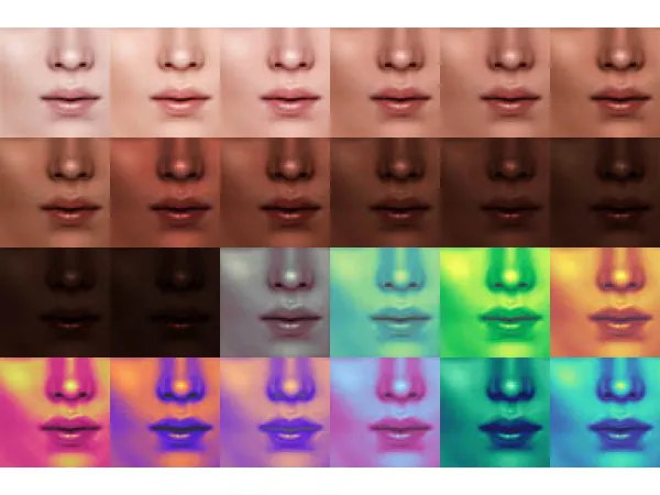 moonshadow skins redux by simsfinds - The Sims 2 Custom Content