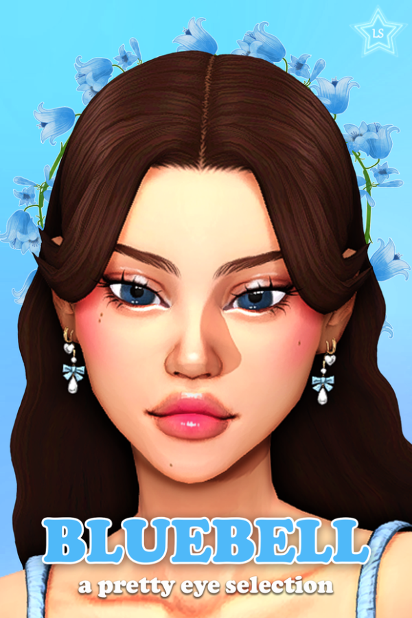 Mix bluebell a pretty eye selection by simsfinds - The Sims 4 Custom Content