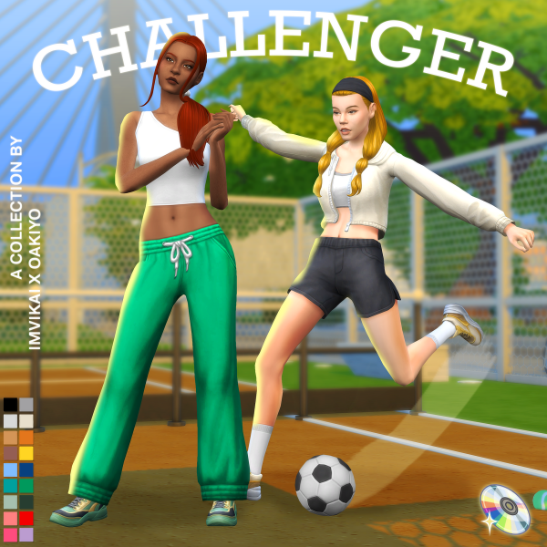Maxis Match Challenger Collection oakiyo x imvikai by simsfinds - The Sims 4 Custom Content