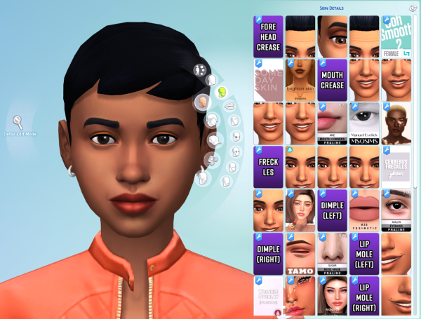 Mix Tidy CAS 21 CAS category organizers by simsfinds - The Sims 4 Custom Content