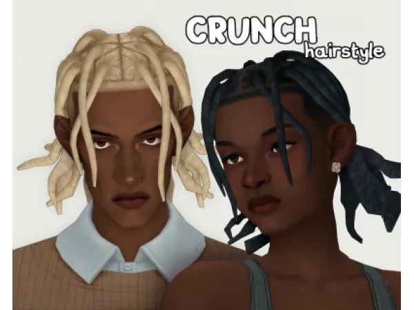 Maxis Match CRUNCH a hairstyle - The Sims 4 Custom Content