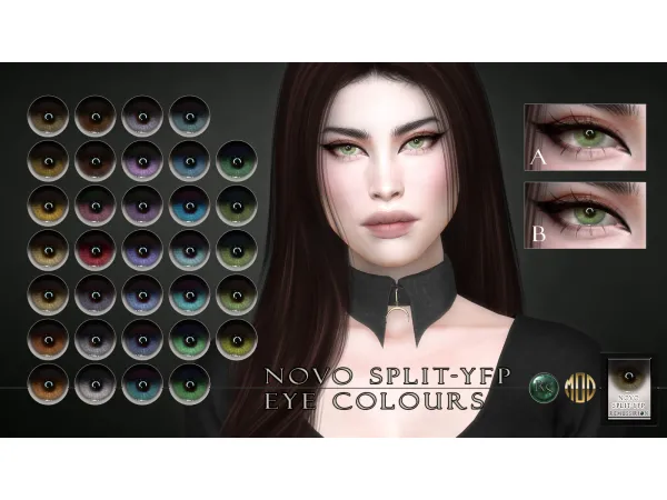 Novo split-YFP eye colours (TS4)