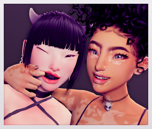 Mix Vanilla Teeth Set by simsfinds - The Sims 4 Custom Content