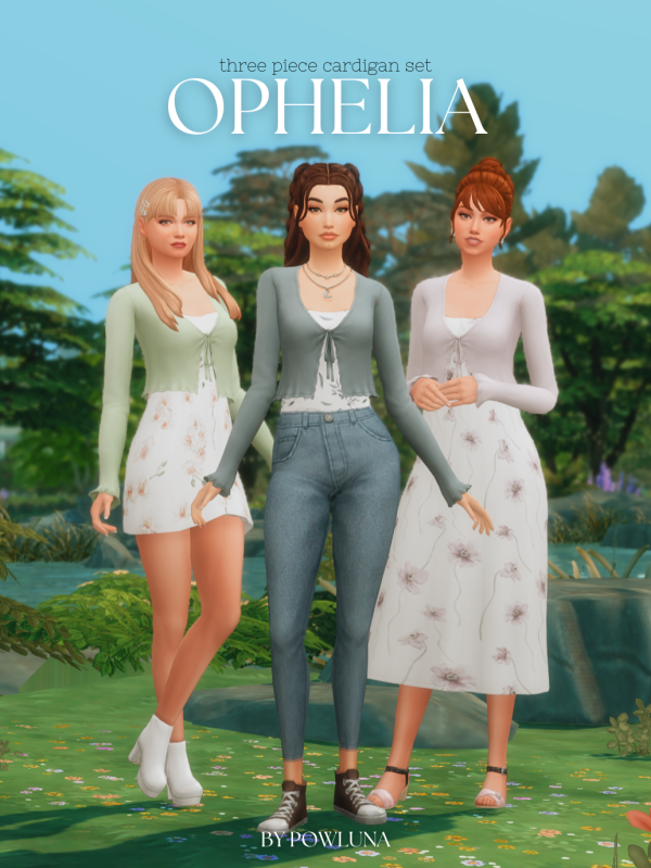 Maxis Match OPHELIA set by simsfinds - The Sims 4 Custom Content