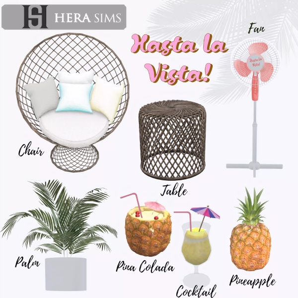 Alpha Hasta la vista set by herasims4 - The Sims 4 Custom Content