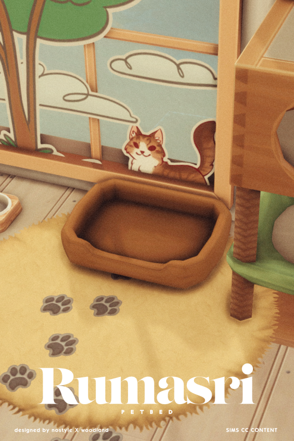 Maxis Match Pet bed by simsfinds - The Sims 4 Custom Content